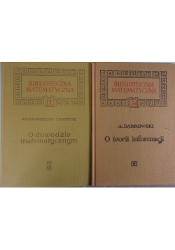 Biblioteczka matematyczna, nr. 11 i 34