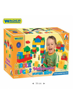 Klocki Middle Blocks Zestaw Super Big 140 elementowy
