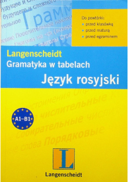 Gramatyka w tabelach język rosyjski