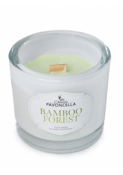 Świeczka sojowa Bamboo Forest biała 170g