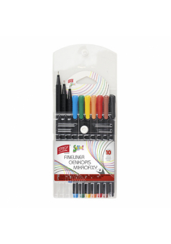 Cienkopis 10 sztuk Mix Easyliner