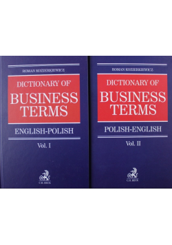Dictionary of Business Terms Tom 1 i 2