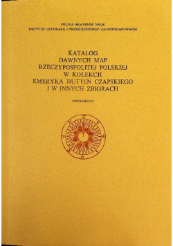 Katalog dawnych map Rzeczypospolitej Polskiej
