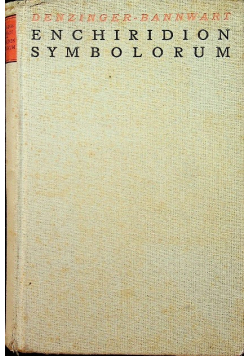 Enchiridion Symbolorum 1928 r.
