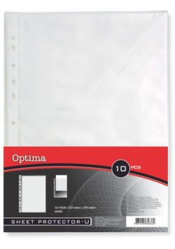 Koszulki na arkusze A4 10 sztuk Optima