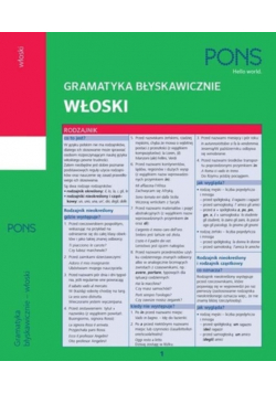 Gramatyka błyskawicznie Włoski