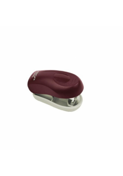 Zszywacz plastikowy mini czerwony 8 kartek