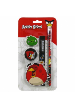 Zestaw 4 przyborów szkolnych Angry Birds 10