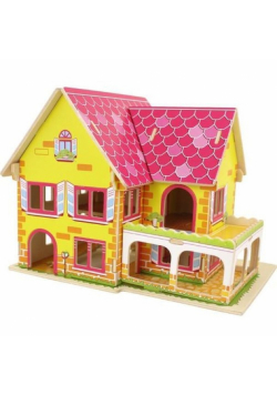 Drewniany dom 3D Sweet House 27 elementów