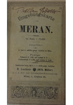 Umgebungskarte von Meran