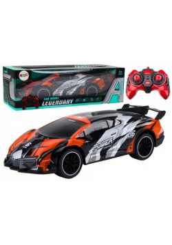 Auto sportowe RC 1:10 25km/h pomarańczowe