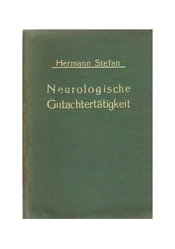 Neurologische Gutachtertatigkeit, 1939r.