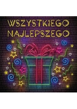 Karnet KW Prezent neon