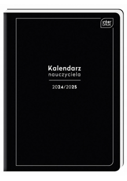 Kalendarz nauczyciela 2024/2025 A5/352K Black