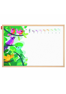 Tablica edukacyjna MEMOBE Music adventure!  60x40 cm