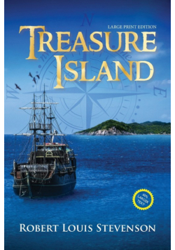Treasure Island (Annotated, Large Print)
