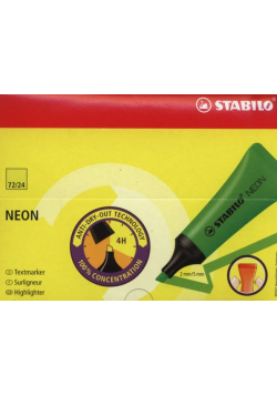 Zakreślacz Stabilo neon żółty display 10 sztuk