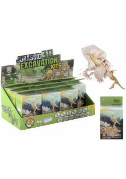 Wykopaliska paleontolog szkielet dinozaura MIX