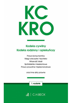 Kodeks cywilny Kodeks rodzinny i opiekuńczy oraz inne akty prawne