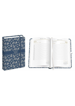 Kalendarz 2025 książkowy A5/192K Mat+UV Floral
