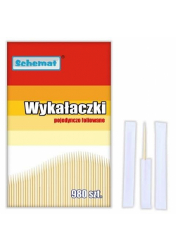 Wykałaczki pojedynczo pakowane 980szt