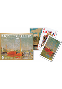 Karty do gry Piatnik 2 talie Monet Łódki