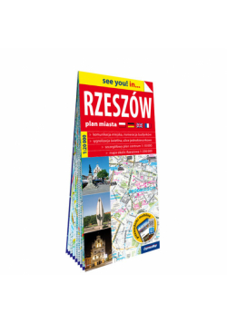 Rzeszów papierowy plan miasta 1:20 000