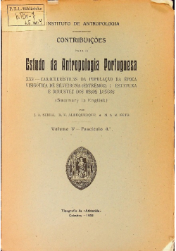 Estudo da antropologia portuguesa