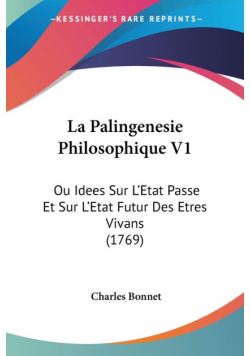 La Palingenesie Philosophique V1