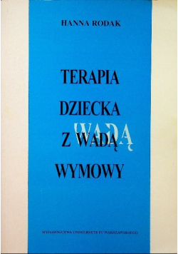 Terapia dziecka z wadą wymowy