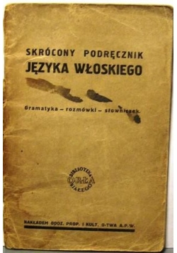 Skrócony podręcznik języka włoskiego