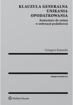 Klauzula generalna unikania opodatkowania