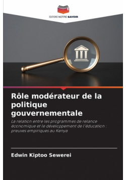 Rôle modérateur de la politique gouvernementale