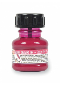 Tusz kreślarski magenta 20g 20 sztuk