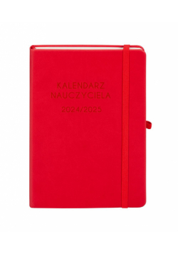 Kalendarz Nauczyciela 2024/2025 A5 TDW czerwony
