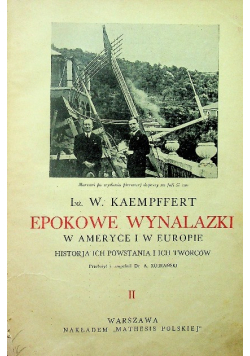 Epokowe wynalazki w Ameryce i w Europie Tom 2 1932 r.