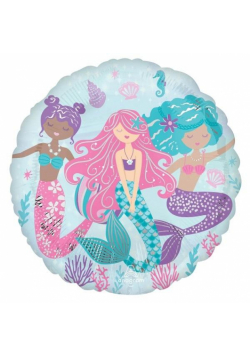 Balon foliowy Syrenka 45cm