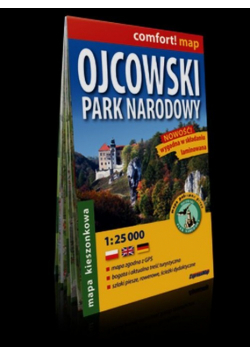 Ojcowski Park Narodowy mapa kieszonkowa 1:25 000
