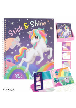 Kolorowanka Stick and Shine Jednorożec Ylvi 12472A