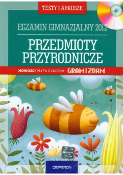 Egzamin po gimnazjum 2012 Testy przyrodnicze z płytą CD