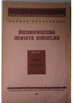 Średniowieczna oświata kościelna, 1950 r.