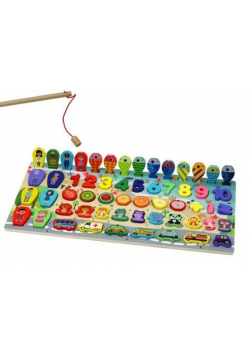 Panel edykacyjny drewniany sorter 59el