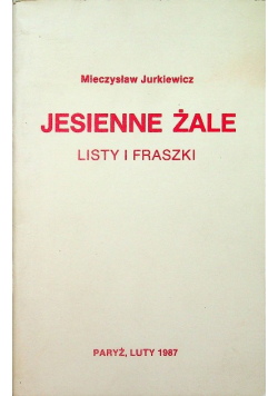Jesienne żale