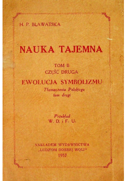 Nauka tajemna Tom 2
