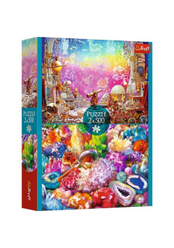 Puzzle 2x500  Kosmos i kryształy MGL 37499