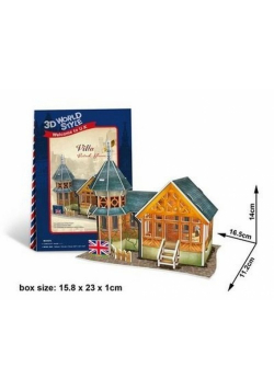 Puzzle 3D Domki świata Wielka Brytania Villa