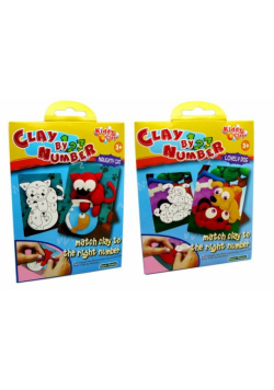 Plastelina Kiddy Clay Clay by Number