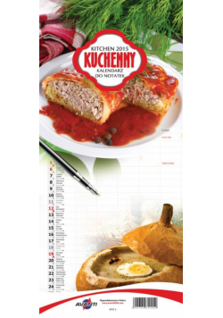 Kalendarz Kuchenny 2015 do notatek
