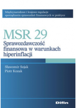MSR 29 Sprawozdawczość finansowa w warunkach hiperinflacji