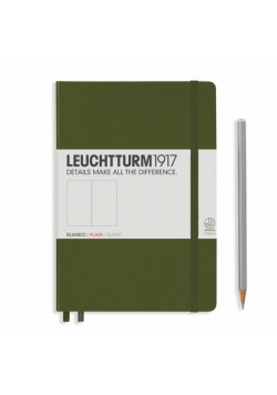 Notes Medium Leuchtturm1917 gładki wojskowy